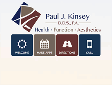 Tablet Screenshot of drpaulkinsey.com